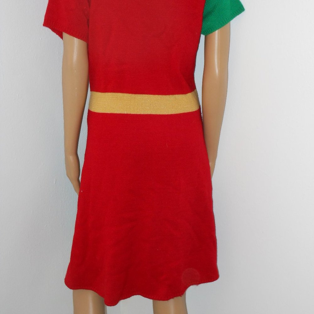 No Boundaries Size 3x Multi-Color Chrismas Dress - image 5